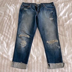 Free People Distressed Denim